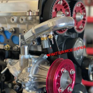 PHR Billet Race Waterneck for 2JZ-GTE / 93-98 Supra Turbo (Fits Large Frame Turbos)