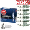 NGK BKR8EIX Iridium IX High HP Spark Plugs Two Steps Colder 2JZ-GTE 93-98 Supra (Set of 6) *GENUINE NGK*
